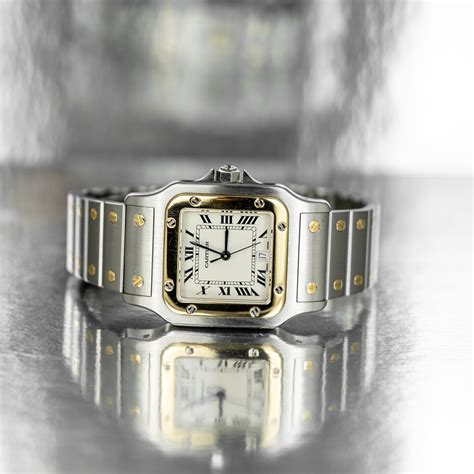 cartier santos watch pre owned